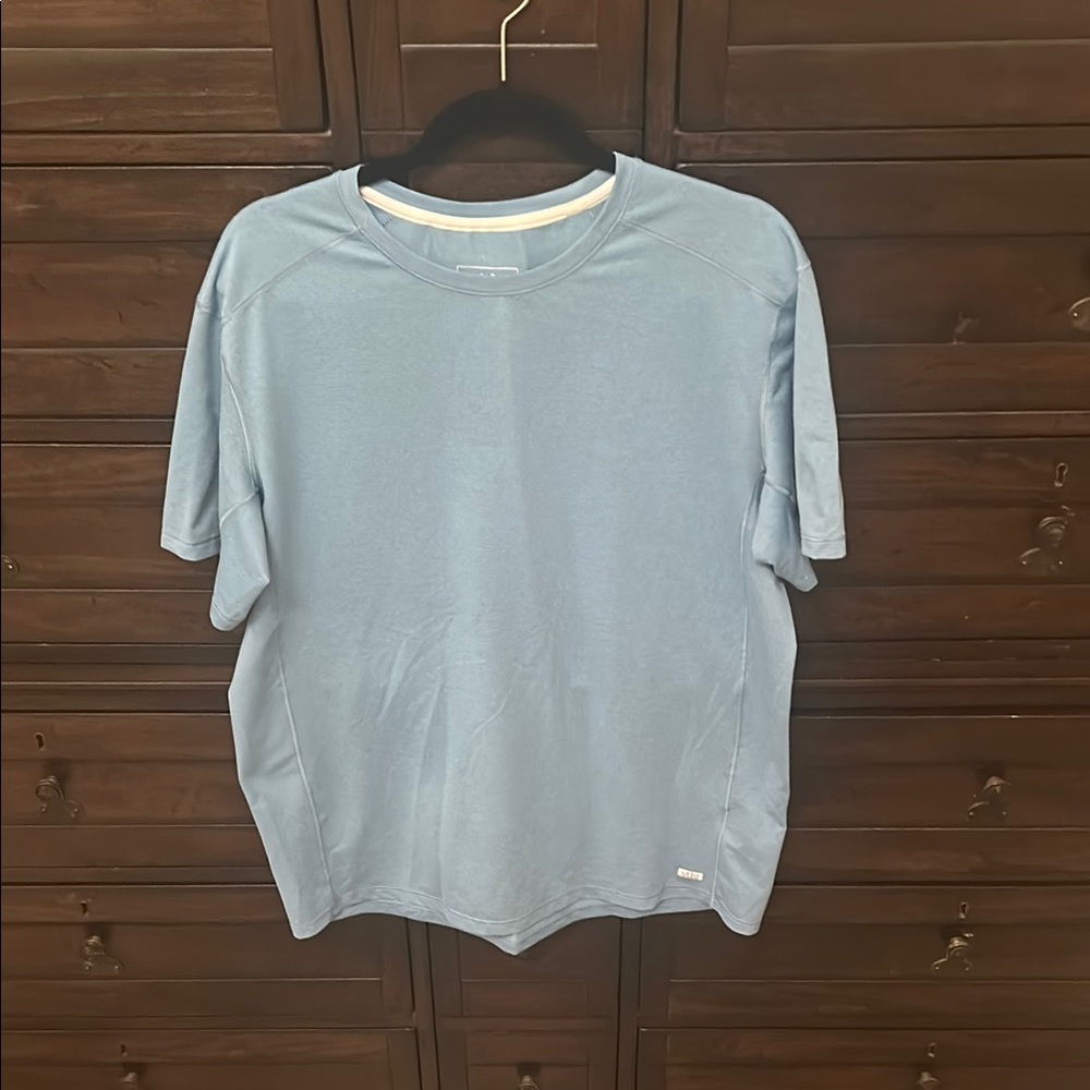 Stio Light Blue Short-Sleeve Crewneck Tee